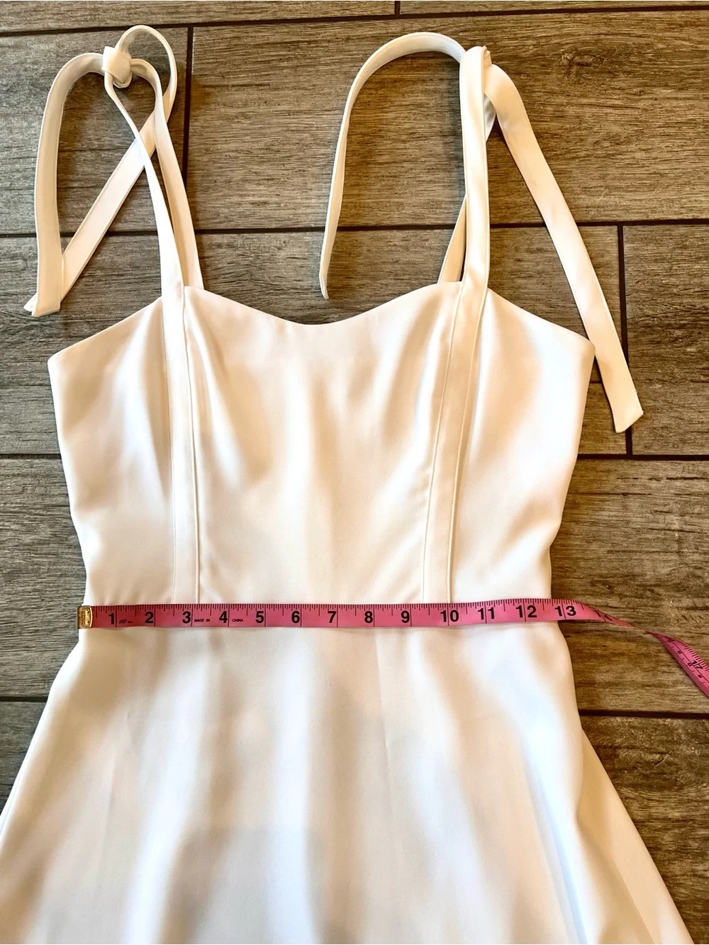 Aritzia Sunday Best Weller White Fit And Flare Mini Dress Size 4 - Picture 4 of 8